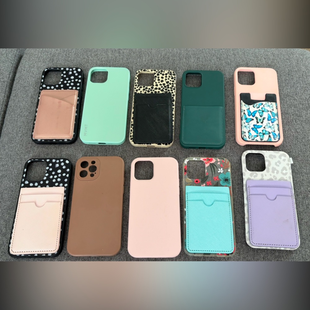 lot of 8 iphone 12 cases